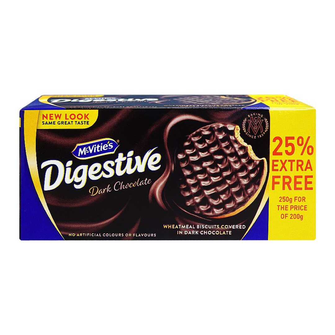 MCVITIES DIGESTIVE DARK 250G